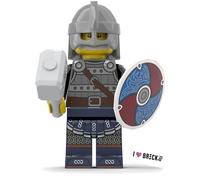 Juego de figuras vikingas de Lego: Vikingo #2 con martillo y escudo - Amplía tu pueblo vikingo con minifiguras y armas de Viking