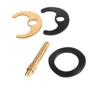 Juego de fijación de grifo de cocina monobloque con perno de cobre, placa de goma, soporte de acero inoxidable, kit de montaje de lavabo de 1 agujero para reparación de fugas de grifo de fregadero o