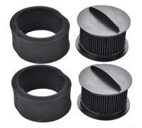 Juego de filtración mejorado para Bissell para Power Force para HELIX para Turbo 32R9 203-7913, incluye par de filtros e inserto a base de algodón