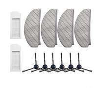 Juego de filtro de cepillo lateral y paño de fregona para ECOVACS para DEEBOT N20/N20 PLUS diseñado para eliminar eficazmente el polvo y los desechos