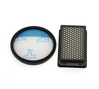 Juego de filtro de vacío de repuesto para Moulinex, lavable, casete de aire de escape ZR005901 con filtro redondo de espuma pre motor y filtro laminar rectangular