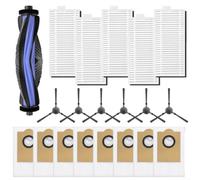 Juego de filtro y cepillo de repuesto para robot limpiadores Lefant M5 Pro, M5 Max y M5 (B)