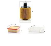 Juego de filtros ALFA ROMEO, FIAT, JEEP 500X, COMPASS (MP, M6, MV, M7), TONALE