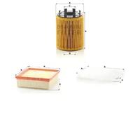 Juego de filtros ALFA ROMEO, FIAT MITO, PUNTO III MANN FILTER