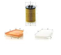 Filtro de aire Cartucho filtrante C 31 143 MANN-FILTER para ALPINA BMW