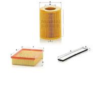 Juego de filtros ALPINA, BMW 3 E46, B3 E46, E46 MANN FILTER