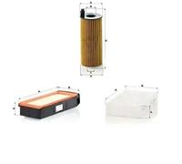 Juego de filtros ALPINA, BMW F25, X2 F26, XD3 F25 MANN FILTER