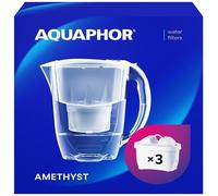 Juego De Filtros AQUAPHOR Amethyst Incl. 3x MAXFOR+ Cartuchos De Filtro, Blanco