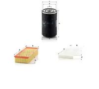 Juego de filtros AUDI COUPE B3 MANN FILTER