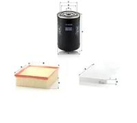 Juego de filtros AUDI, SEAT A4 B6, A4 B7, EXEO, EXEO IV MANN FILTER