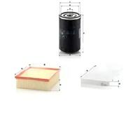 Juego de filtros AUDI, SEAT A4 B6, A4 B7, EXEO, EXEO IV MANN FILTER