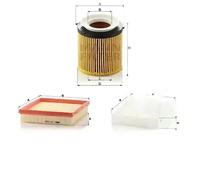 Filtro de aire MANN-FILTER C 24 025