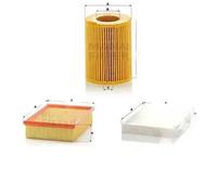 Juego de filtros BMW 5 E39, E39 MANN FILTER