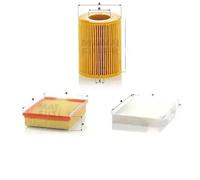 Juego de filtros BMW 5 E39, E39 MANN FILTER