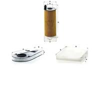 Juego de filtros BMW 5 F07, 5 F10, 5 F11 MANN FILTER