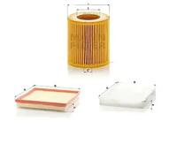 MANN-FILTER Filtro de aire (de coche) para BMW: X6, SÃ©rie 5, SÃ©rie 6, SÃ©rie 7, X4, X3, X5 (Ref: C 28 125/1)