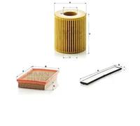 Juego de filtros BMW E83 MANN FILTER