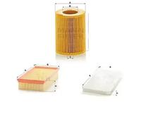 Juego de filtros BMW X3 E53 MANN FILTER