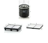 Juego de filtros CHEVROLET, DAEWOO MATIZ, SPARK MANN FILTER