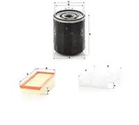Filtro de aire MANN-FILTER C 36 007 KIT