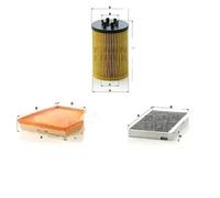 Filtro de aire Cartucho filtrante C 31 143 MANN-FILTER para ALPINA BMW