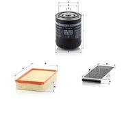 Juego de filtros con carbón activo AUDI 80 B4, COUPE B3 MANN FILTER