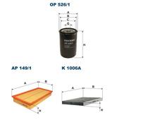 Juego de filtros con carbón activo AUDI, SEAT, SKODA A3 8L, LEON 1, LEON I, 1,