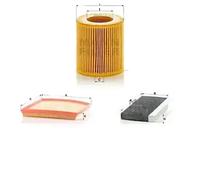 Juego de filtros con carbón activo BMW 3 E90, 3 E91, 3 E92, 3 E93, E90, E91,