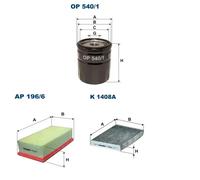 Filtro de aire FILTRON AP196/6