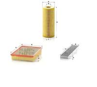 MANN-FILTER Filtro de aire C 32 154 para VW Sharan, Ford Galaxy y SEAT Alhambra
