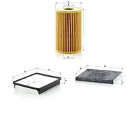 Juego de filtros con carbón activo KIA OPTIMA MANN FILTER