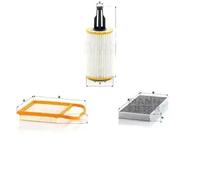 Juego de filtros con carbón activo MERCEDES-BENZ SLC (R172) MANN FILTER