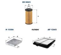 Filtro de aceite FILTRON OE 666/5