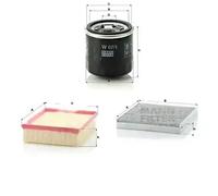 Juego de filtros con carbón activo RENAULT VEL SATIS MANN FILTER
