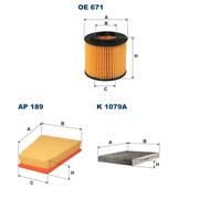 Filtron Filtro de aire (de coche) para SKODA: Roomster, Fabia, Rapid & VOLKSWAGEN: Polo, Fox & SEAT: Ibiza, Toledo (Ref: AP 189)