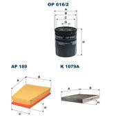 Juego de filtros con carbón activo SKODA FABIA 1, FABIA 1 Kombi, FABIA 1 Sedan,