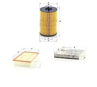 MANN-FILTER C 38 003 Filtro de aire - para Automóviles + Vehículos de transporte