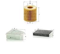 Juego de filtros con carbón activo TOYOTA AURIS, AURIS II, AURIS Kombi (_E18_),