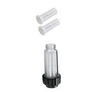 Juego de filtros de agua de 3 piezas para limpiadoras de alta presión Kärcher Kränzle Nilfisk-Alto Bosch Stiehl con rosca interior de 3/4": macho como 4.730-059.0, incl. 2 filtros 5.731-050.0
