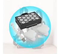 Juego de filtros de algodón para aspiradora Shark Cv100ukt Cz250ukt Cz250uktdb Cz500ukt para incluye 2 filtros cepillos almohadillas accesorios de limpieza