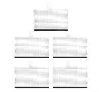 Juego de filtros de alta eficiencia para robot aspirador 5 piezas incluidas | Compatible con Max Home M, papel de filtro blanco, trampas, reutilizable, rentable
