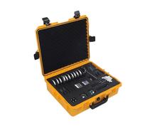 Juego de Filtros de Cámara de Prisma de Vidrio de Mano, Juego de Filtros de Caleidoscopio Múltiple para Prisma de Fotografía, Kit de Cámara Universal con Soporte de Brazo, 26 Uds.