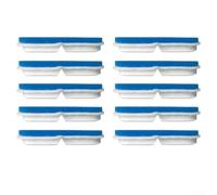 Juego de filtros de carbón activado de repuesto para fuente de agua FT888 para gatos, 10 filtros para suministro de agua limpio y saludable para mascotas (FT888 - filtro ABS)