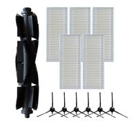 Juego de filtros de cepillo lateral principal, kit de piezas de repuesto para robot aspirador, compatible con Tefal X-Plorer S135 S140+ RR91C5WH