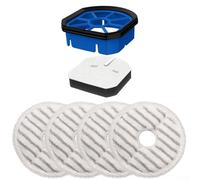 Juego de filtros de esponja con tapa de tanque y paños de fregona específicamente diseñados para Bissell para sistema de limpieza SpinWave+ 3887