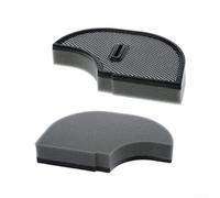 Juego de filtros de espuma para aspiradoras Bosch BGC3, BGC4, BGS3, BGS4, modelos 12011719 12011396, diseñados para adaptarse debajo del espacio del contenedor (paquete de 2)