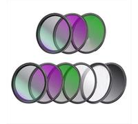 Juego de filtros de fotografía profesional para 15 lentes Ultra UV Mirror Starlight Mirror Soft Light CPL