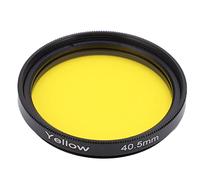Juego de Filtros de Lente a Todo Color, Kit de Filtros de Color de Cámara SLR de 40,5 Mm, Filtros Impermeables a Prueba de Aceite Naranja, Púrpura, Amarillo, Verde Y Azul con Estuche de(amarillo)