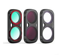 Juego de filtros de lente de vidrio para Insta360 Luna y para ultra, UV CPL ND, montaje magnético, accesorios de fotografía (3 en 1)