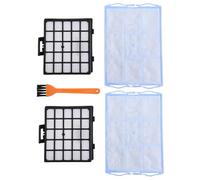 Juego de filtros de motor para Siemens VSZ3 Z3.0 VS06G, compatible con Bosch BSG6 BSGL4 Series, 2 unidades con cepillo de limpieza